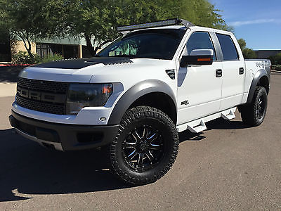 Ford : F-150 SVT Raptor Crew Cab Pickup 4-Door 2014 ford raptor luxury package wheels tires exhaust cold air intake power cover