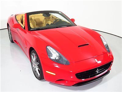 Ferrari : California 2dr Convertible 2010 ferrari california 8 k miles cpo warranty carbon fiber magna ride shields