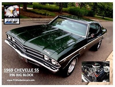 Chevrolet : Chevelle SS Hardtop 2-Door 1969 chevrolet chevelle ss hardtop 2 door 6.5 l