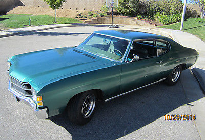 Chevrolet : Chevelle Malibu Hardtop 2-Door 1971 chevrolet chevy chevelle malibu hardtop 2 door 5.7 l