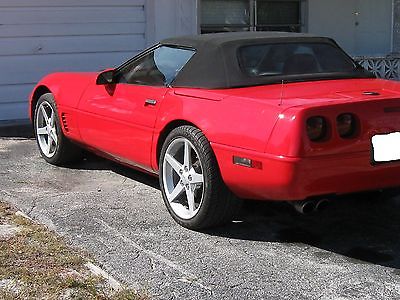 Chevrolet : Corvette Base Convertible 2-Door 1995 corvette convertible 350 lt 1 red red 6 speed ragtop
