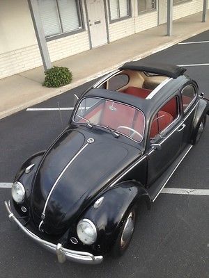 Volkswagen : Beetle - Classic RAGTOP ORIGINAL PATINA 1960 VOLKSWAGEN BUG RAGTOP VW SUNROOF 59 61 OVAL 1600