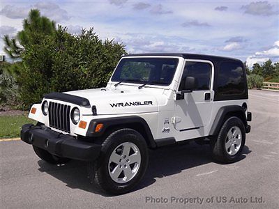 Jeep : Wrangler 2dr Sport Right Hand Drive 2006 jeep wrangler rare sport right hand drive 4 x 4 inline 4.0 l clean carfax fl