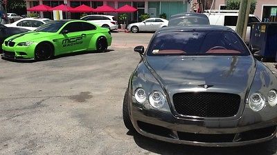 Bentley : Continental GT Coupe Bentley Continental GT Coupe - Chrome Black Wrapped - Brown Mulliner Interior
