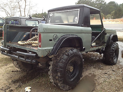 Ford : Bronco Black 1973 ford bronco 351 engine stretched trail truck