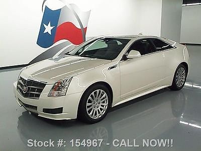 Cadillac : CTS LEATHER 2011 cadillac cts 3.6 coupe leather park assist 33 k mi texas direct auto