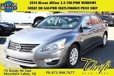Nissan : Altima 2.5 2014 nissan altima 2.5 10 k pwr windows great on gas pwr seats finance price only