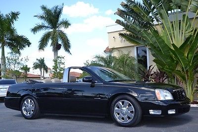 Cadillac : DeVille DTS Convertible 2004 cadillac deville custom coach builder convertible 78 k chrome fl car