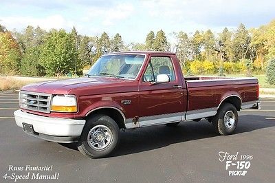 Ford : F-150 2dr Pickup 1996 ford f 150 5 speed