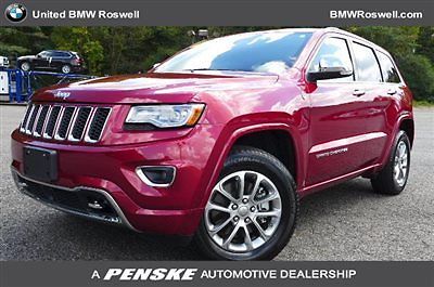 Jeep : Grand Cherokee 4WD 4dr Overland 4 wd 4 dr overland low miles suv automatic gasoline 5.7 l 8 cyl deep cherry red cry
