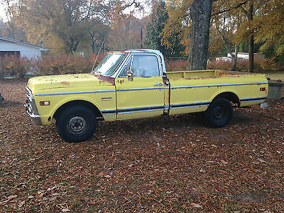 GMC : Other Yellow 1969 gmc c 10 long bed barn find 47 000 original miles one owner original patina