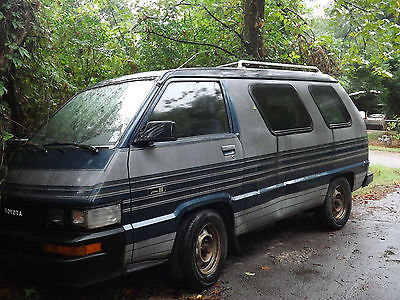 Toyota : Other Mark III 1987 toyota minivan mark iii silver and blue reliable running condition