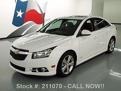 Chevrolet : Cruze SUNROOF 2014 chevy cruze lt 2 rs sunroof htd leather alloys 6 k texas direct auto