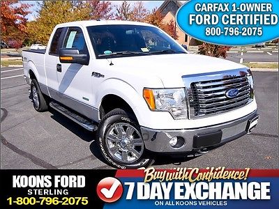 Ford : F-150 SuperCab XLT 4x4 EcoBoost FACTORY CERTIFIED~ONE-OWNER~NON-SMOKER~LOW MILES~DEALER MAINTAINED~ECOBOOST