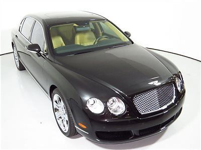 Bentley : Continental Flying Spur 4dr Sedan 2008 flying spur only 13 k miles cpo warranty 20 chromes rear camera htd seats