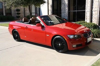 BMW : 3-Series 328i Convertible Crimson Red Navigation Premium Comfort Access Heated Seat Well Serviced TX Owned