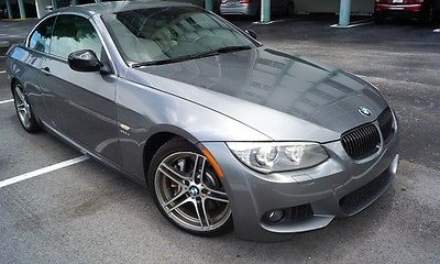 BMW : 3-Series 335is 2011 bmw 335 is gray convertible 2 door 3.0 l 33 k mi nav prem pkg 19 wheels