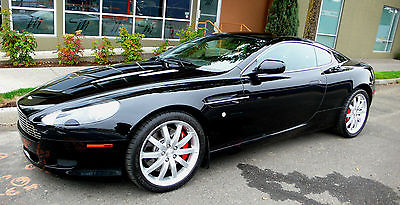 Aston Martin : DB9 Coupe 2006 aston martin db 9 black black black piano wood red stiching only 23 k miles