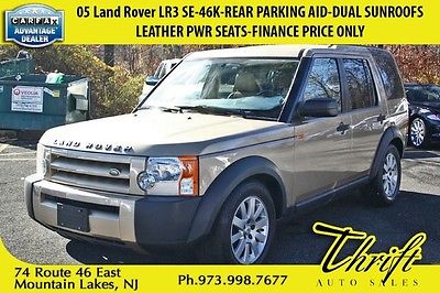 Land Rover : LR3 SE 05 lr 3 se 46 k rear parking aid sunroof leather pwr seats finance price only