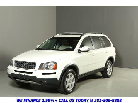 Volvo : XC90 3.2 7PASS CLEAN CARFAX SUNROOF DUAL-DVD LEATHER 7-PASS 3ROW PREM SOUND WOOD ALLOYS WHITE