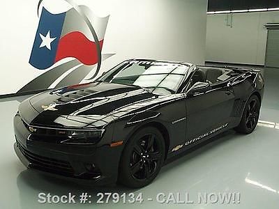 Chevrolet : Camaro REARVIEW CAM 2014 chevy camaro 2 ss rs convertible indy 500 645 miles texas direct auto