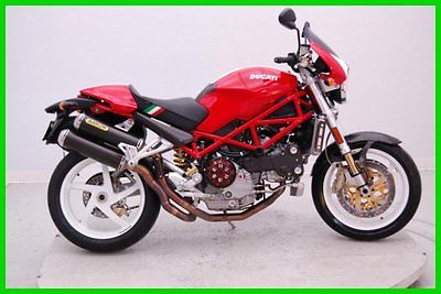 Ducati : Monster 2005 ducati monster s 4 r 14829 b red with white stripe and arrow exhaust