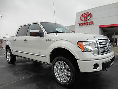 Ford : F-150 Crew Cab Platinum Nav Heated Cooled Leather Roof 2011 f 150 supercrew platinum 4 x 4 ecoboost navigation leather sunroof video 4 wd