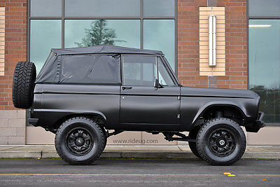 Ford : Bronco 2 Door Frame-Off Restoration by Urban Gears LLC...Satin Black Metallic