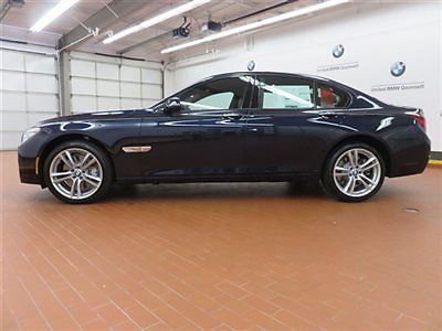 BMW : 7-Series 750i 750 i 7 series new 4 dr sedan automatic gasoline 4.4 l 8 cyl imperial blue metalli