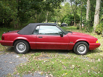 Ford : Mustang LX 1988 ford mustang convertable lx 5.0