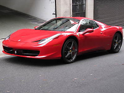 Ferrari : 458 Spyder in Corsa Red with only 3,567 miles! 2014 ferrari 458 spyder corsa red black low miles like new