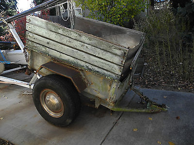 30's Ford Model A Pickup Bed Converted Rat/Hot Rod Trailer Dodge Bro's Baby Moon