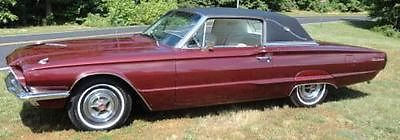 Ford : Thunderbird Base Convertible 2-Door 1966 ford thunderbird base convertible 2 door 7.0 l