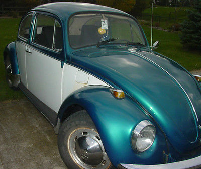 Volkswagen : Beetle - Classic White Volkswagon Classic 1968 STANDARD Beetle vintage 68 Bug Daily Driver rustproofed!
