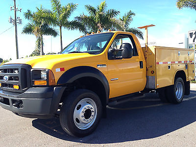 Ford : F-550 REGULAR CAB DRW READING UTILITY BODY TURBO DIESEL! 2006 ford f 550 super duty regular cab drw reading utility bed turbo diesel