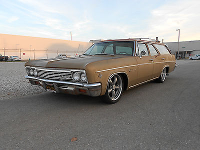 Chevrolet : Impala Impala 1966 chevy impala california black plate hot rod wagon original paint