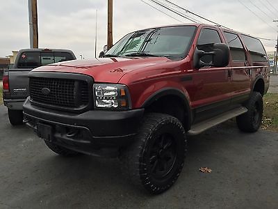 Ford : Excursion 7.3L Powerstorke Diesel 4x4  2001 ford excursion limited 7.3 l powerstroke diesel 4 x 4 lifted 20 rims 3 rd row