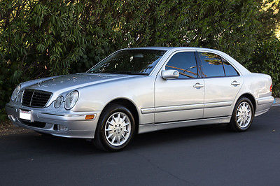 Mercedes-Benz : E-Class Leather 2001 mercedes benz e 320 silver sedan mint condition