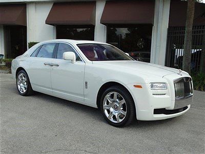Rolls-Royce : Other THE PERFECT SIZE IF THE PHANTOM IS TOO BIG!!! 2010 rolls royce ghost english white moccasin leather one owner clean carfax