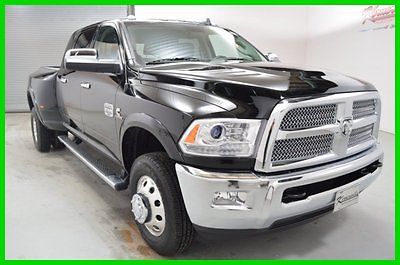 Ram : 3500 Laramie Longhorn Dually Mega cab I6 Cummins Diesel 4 x 4 navigation leather heated seatsrear camera dual wheel new 2014 ram 3500 4 wd