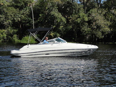 2008 SEA RAY 200 SUNDECK BOW RIDER FAMILY SKI PLEASURE BOAT 5 LITER MPI 281 HOUR