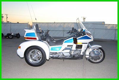 Honda : Gold Wing 1993 honda gl 1500 gold wing trike p 12229 white and blue