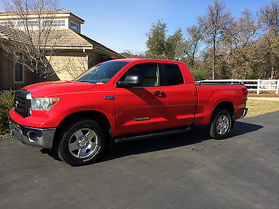 Toyota : Tundra Double Cab 4x4 5.7L V8 SR5 2007 tundra double cab trd off road 5.7 l v 8 4 x 4 1 owner 27 k miles red perfect