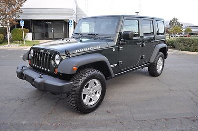 Jeep : Wrangler UNLIMITED RUBICON 4WD 2011 jeep wrangler rubicon 4 door 4 wd dual top navigation clean carfax loaded