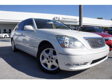 Lexus : LS Base Sedan 4-Door 4.3 l leather sunroof in car entertainment antenna one touch power glass seats