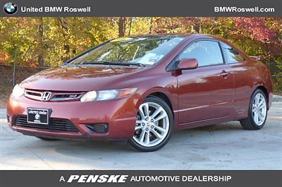 Honda : Civic Si Si 2 dr Coupe Manual Gasoline 2.0L 4 Cyl Habanero Red Pearl