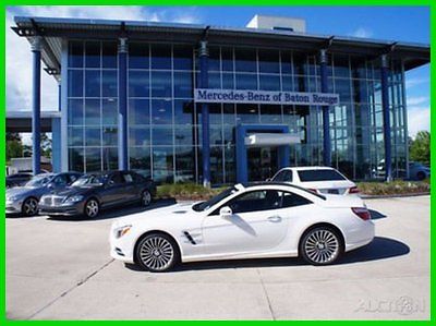 Mercedes-Benz : SL-Class New SL550 Roadster Convertible Driver Assistance New 2014 SL550 Roadster Distronic Panorama Soft Close Doors Brown Satin Wood