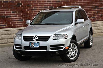 Volkswagen : Touareg 4dr V8 04 vw touareg 4.2 l v 8 adaptive suspension navigation parking sensors hid clean