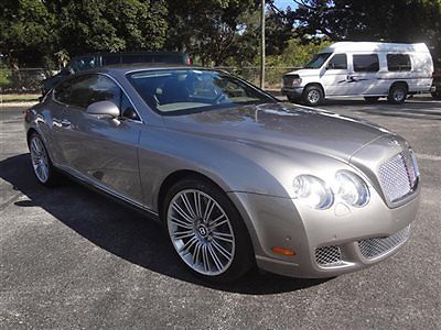Bentley : Continental GT 2dr Coupe Speed 2008 breathtaking continental gt speed 1 fl owner all service records save