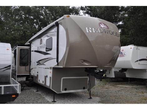 2012 Redwood Residential Vehicles Redwood 38BR - Rear entertainment with a